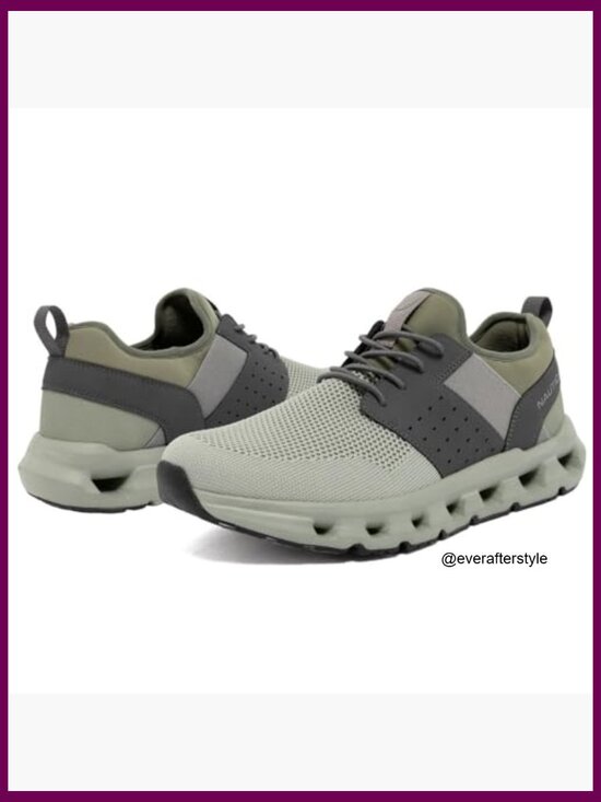 Running Sneakers Athletic Shoes Lace-Up Mesh Breathable Cushioned main image 5